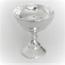 Cálice Decorativo Prata 7Cm