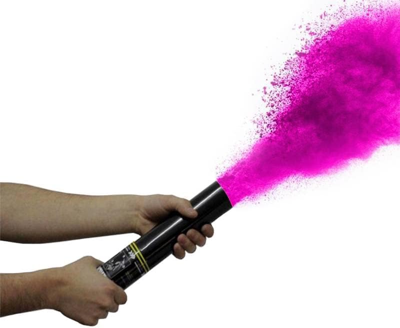 Canhão de pó Holi Rosa 60gr