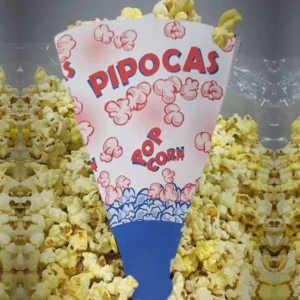 20 Cones para pipocas 90 gr