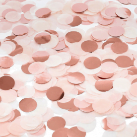 Confettis Metalizados - Rose Gold