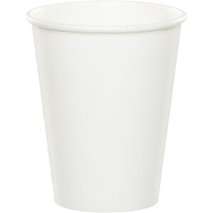 Copos De Cartão Coloridos - Branco