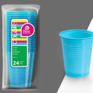 Copos De Plastico Azul