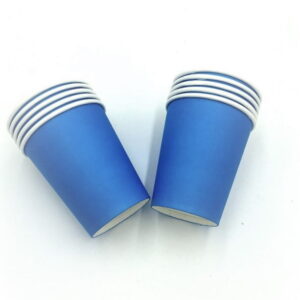 14 Copos De Cartão Azuis