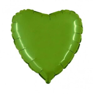 Balão Coração Foil 45 Cm - Verde