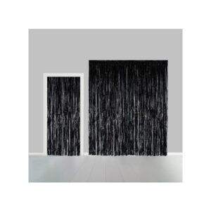 Cortina Decorativa - Preto 240Cm
