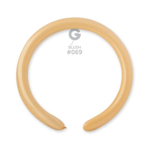 100 Balões Pele de modelar Pastel Naturals de 260 Q GEMAR