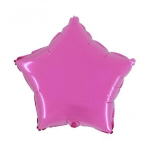 Balão Estrela Foil 45 Cm - Rosa