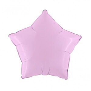 Balão Estrela Foil 45 Cm - Rosa Bebé