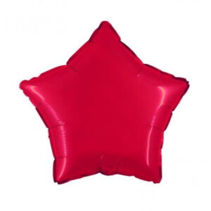 Balão Estrela Foil 45 Cm - Vermelho
