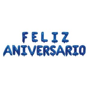 Balões Feliz Aniversário - Azul