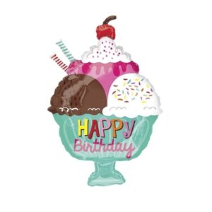 Balão Gelado Happy Birthday I