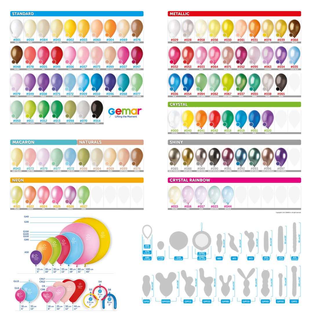 Balões Rosa pequenos Pastel Standard de 13 cm GEMAR - Image 3