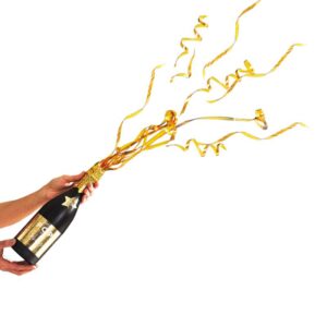 Lança Confettis - Garrafa Champanhe 30Cm