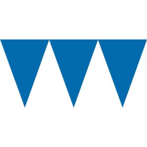 Bandeirola Em Cartolina 450Cm - Azul