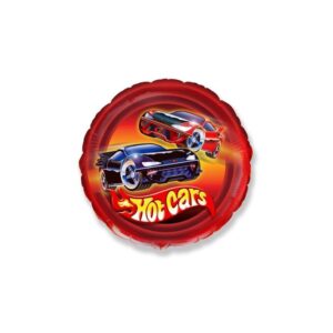 Balão redondo Hot Wheels 45 cm