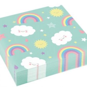 20 Guardanapos Nuvens 33cm