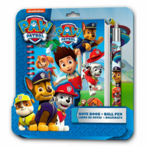Set Diário E Caneta Patrulha Pata 