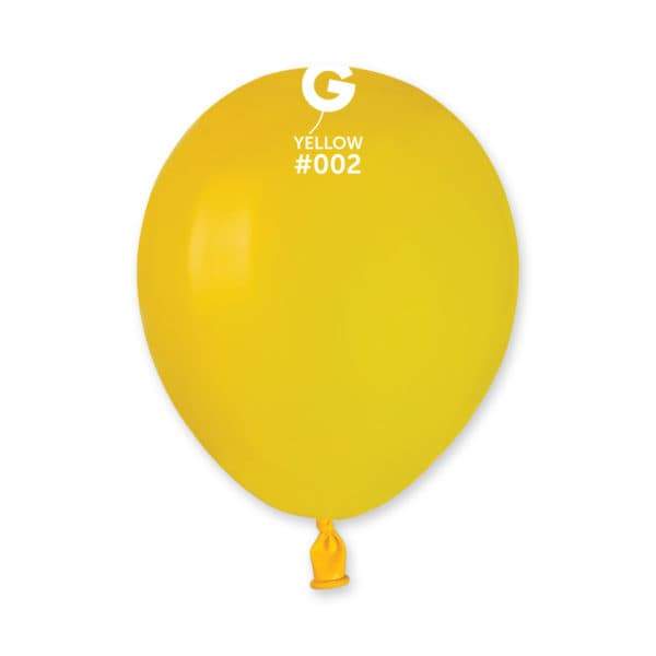 Balões Amarelos pequenos Standard de 13 cm GEMAR