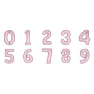 Balão Número Grande 86Cm Rosa Matte