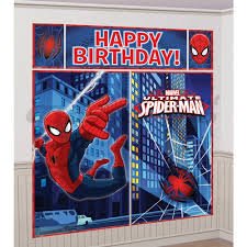 Mega Poster 5 Peças 1.80M Homem Aranha