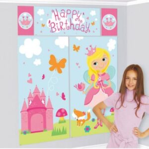 Mega Poster 5 Peças 1.80M Princesas