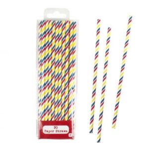 Palhinhas De Papel - Multicor