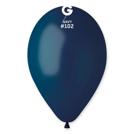Balões Azul Marinho de 30 cm GEMAR