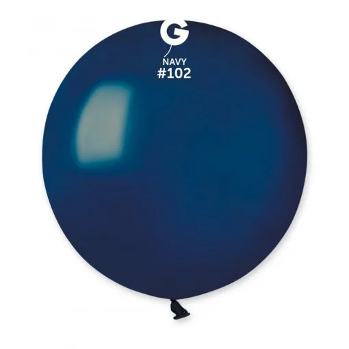 25 Balões Azul Marinho de 48 cm GEMAR