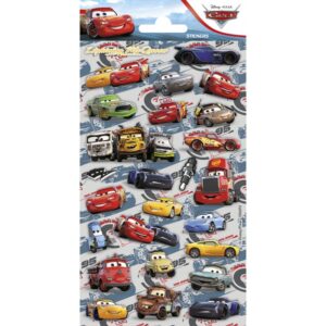 Adesivos Carros Disney Brilhantes 102 X 200 Mm