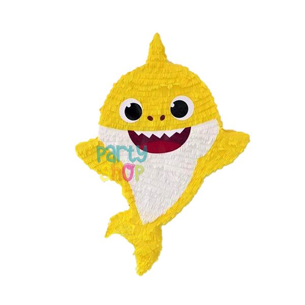 Pinhata Para o Tema Baby Shark - amarelo