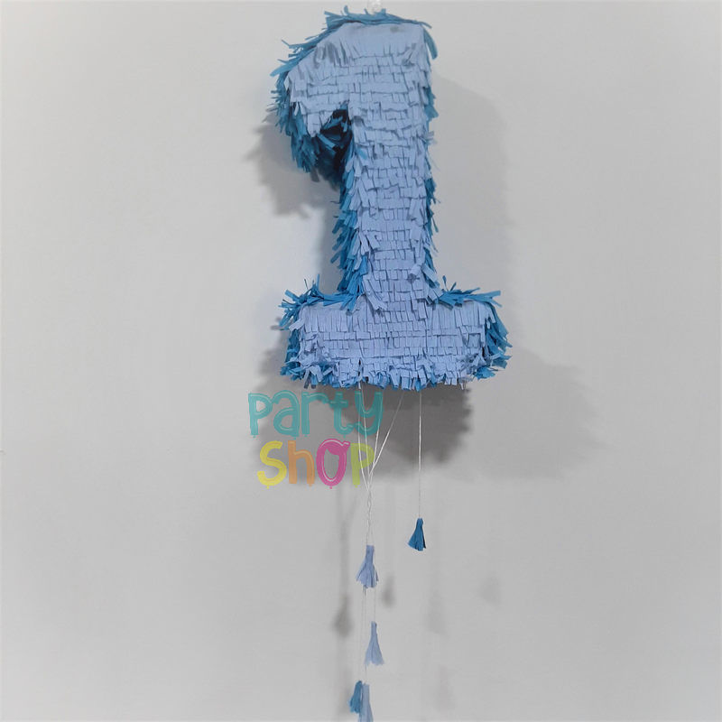 Pinhata Para O Tema Primeiro Aniversário Azul