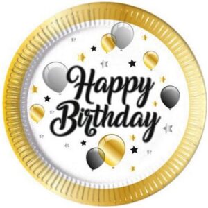 Pratos Ouro E Prata 8X