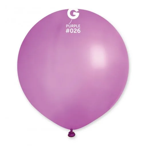 25 Balões Roxo neon de 48 cm GEMAR