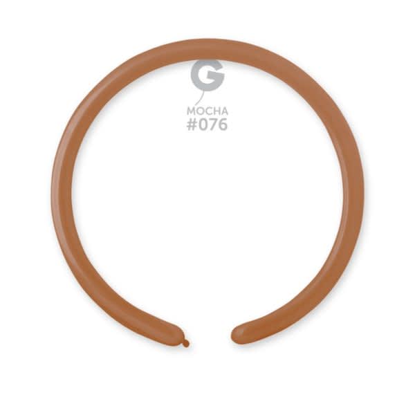 100 Balões Castanhos claro de modelar Pastel Naturals de 160 Q GEMAR