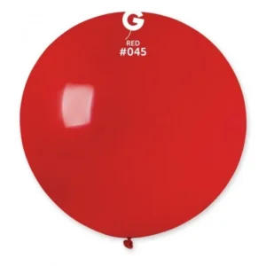 1 Balão Vermelho 100 cm GEMAR