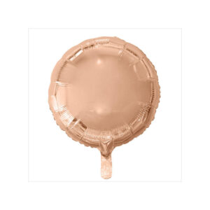 Balão Redondo Foil 45 Cm - Rosa Dourado