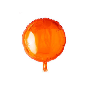 Balão Redondo Foil 45 Cm - Laranja