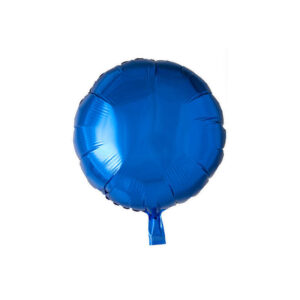 Balão Redondo Foil 45 Cm - Azul