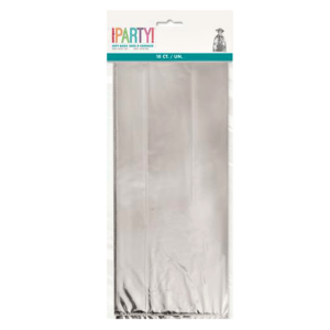 Saquinhos De Brindes Prateados Metalizado