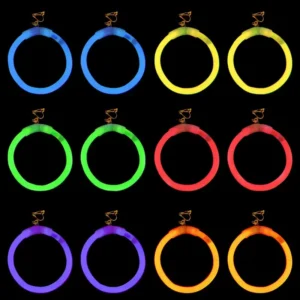 Brincos Glow Brilham No Escuro