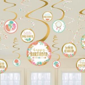 Pingente Decorativo Happy Birthday