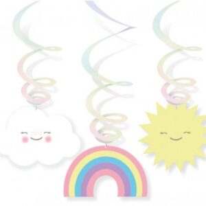 Decoração Nuvens E Arco Iris