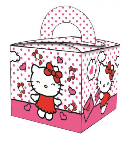 8 Caixinhas Para Brindes Hello Kitty